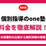 個別指導のｏｎｅ塾の料金はいくら？年間にかかる費用はどれくらい？