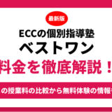 ECCの個別指導塾ベストワンの料金はいくら？年間にかかる費用はどれくらい？