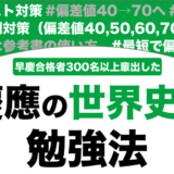 慶應義塾に合格する世界史の勉強法を解説！【大学受験】
