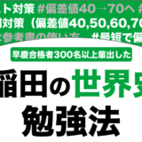 早稲田に合格する世界史の勉強法を徹底解説！
