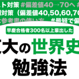 東京大学に合格する世界史の勉強法を解説！【大学受験】