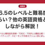 IELTS6.5のレベルと難易度はどれくらい？他の英語資格と比較しながら解説！